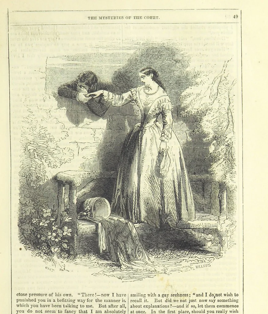 An illustration from The Mysteries of the Court of London ... With ... illustrations, 1849, leaf 65