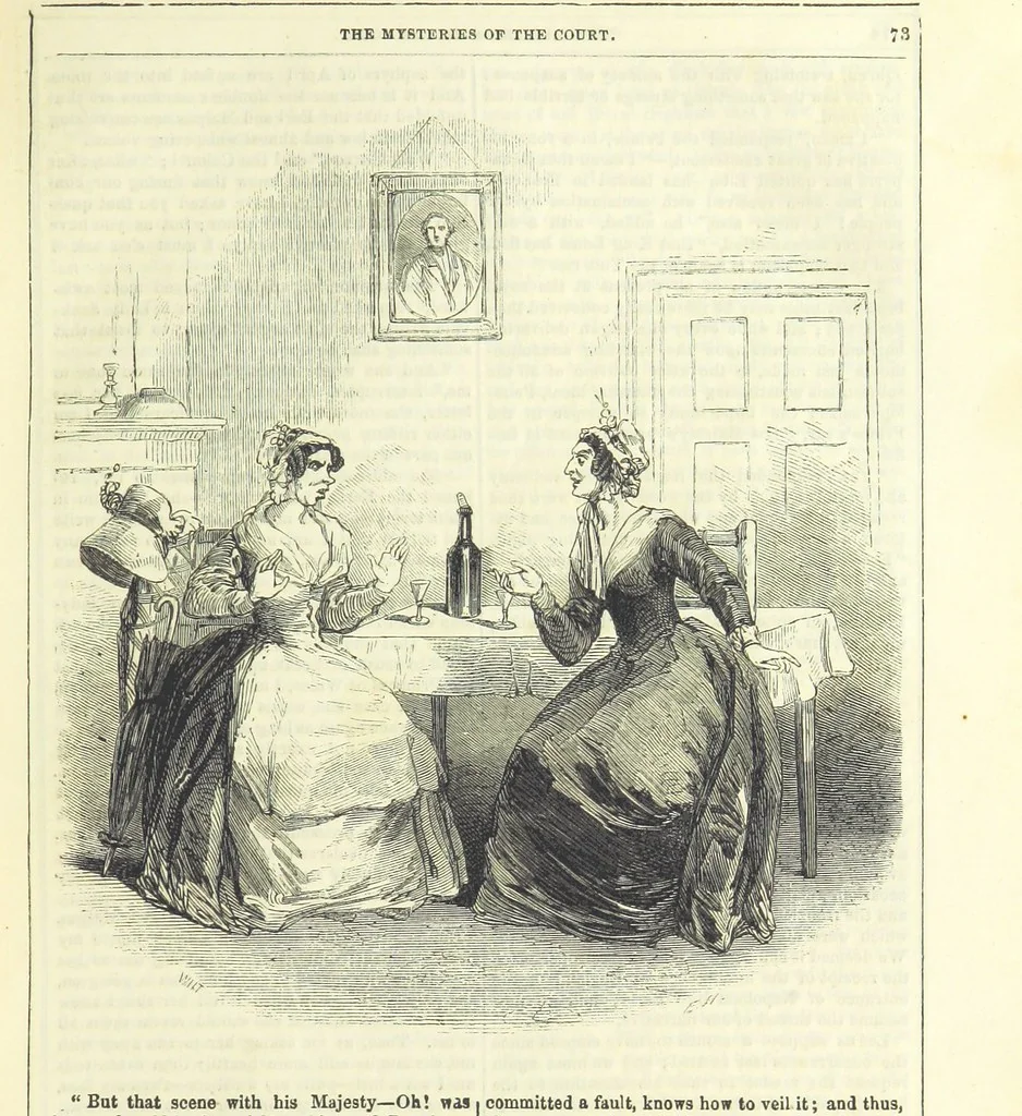 An illustration from The Mysteries of the Court of London ... With ... illustrations, 1849, leaf 89