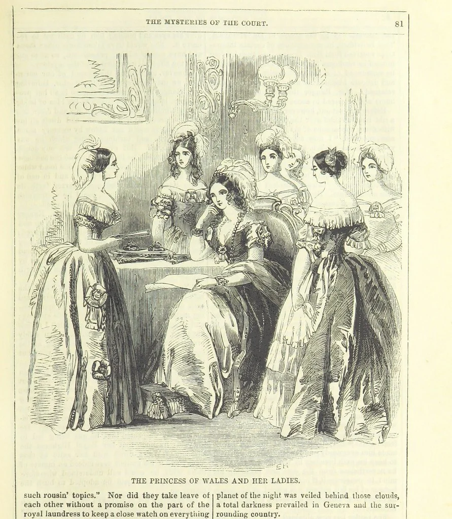 An illustration from The Mysteries of the Court of London ... With ... illustrations, 1849, leaf 97