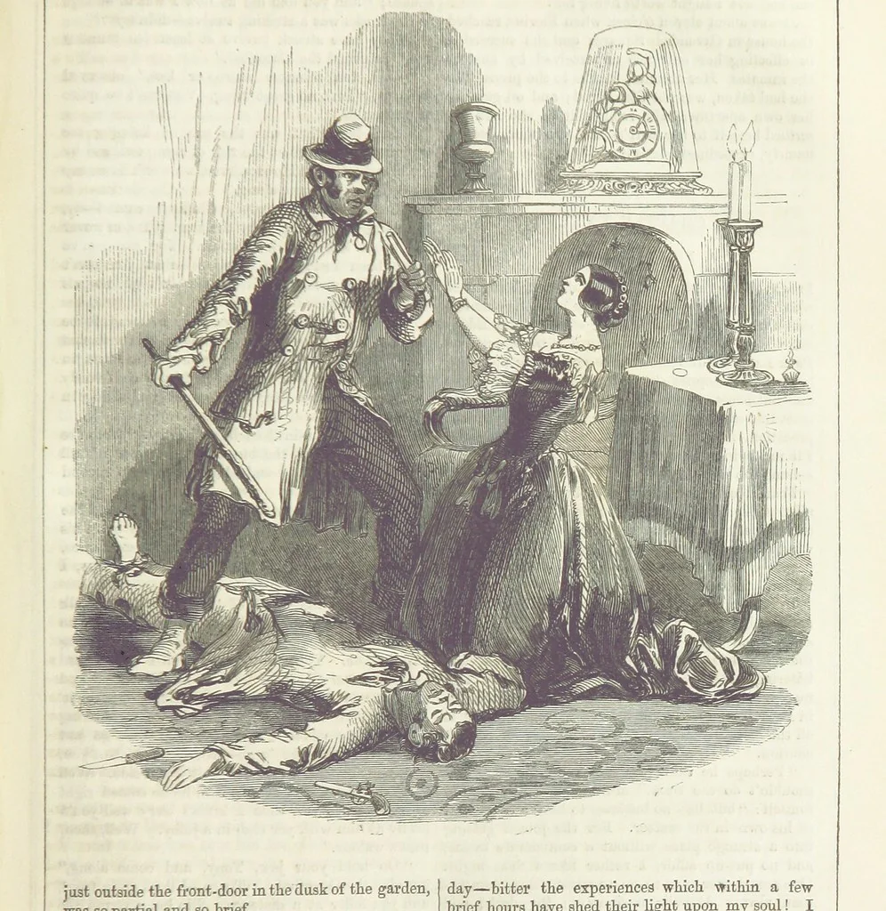An illustration from The Mysteries of the Court of London ... With ... illustrations, 1849, leaf 153