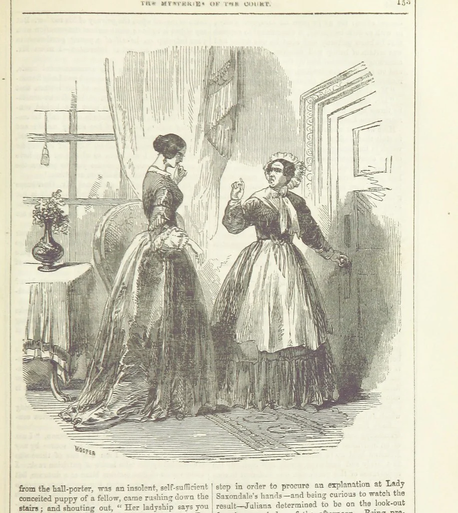 An illustration from The Mysteries of the Court of London ... With ... illustrations, 1849, leaf 169