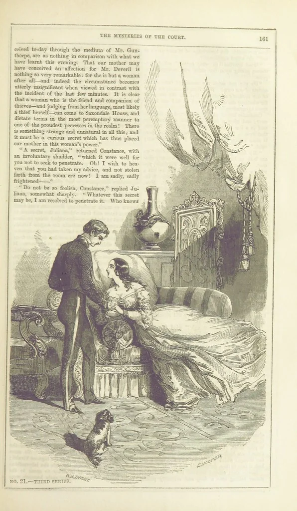 An illustration from The Mysteries of the Court of London ... With ... illustrations, 1849, leaf 177
