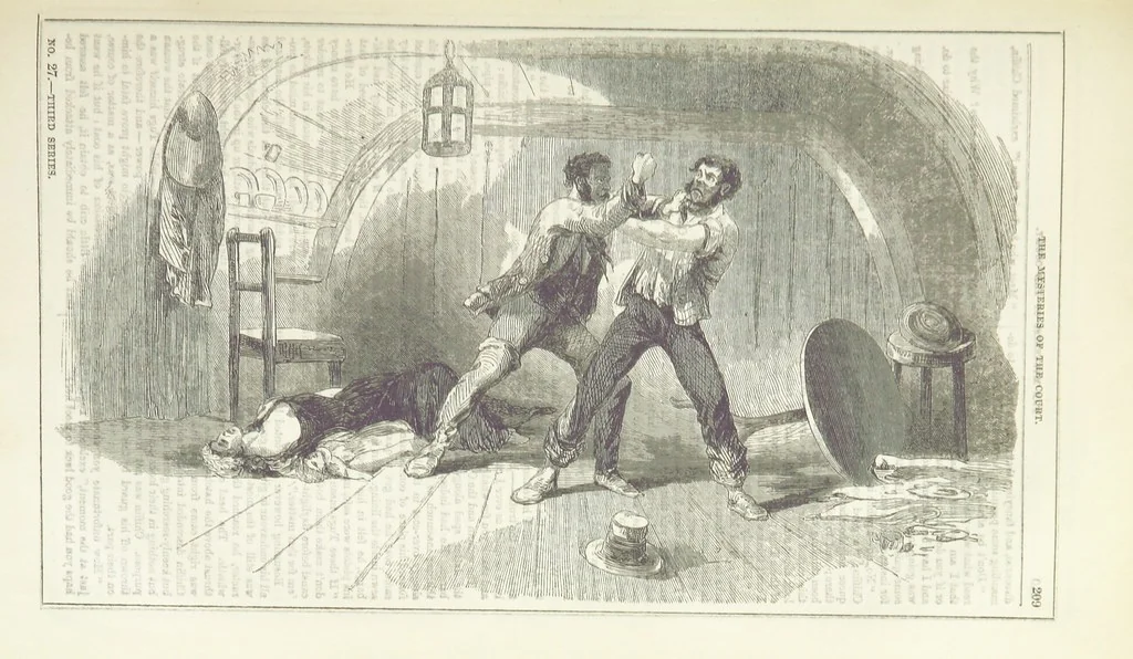 An illustration from The Mysteries of the Court of London ... With ... illustrations, 1849, leaf 225
