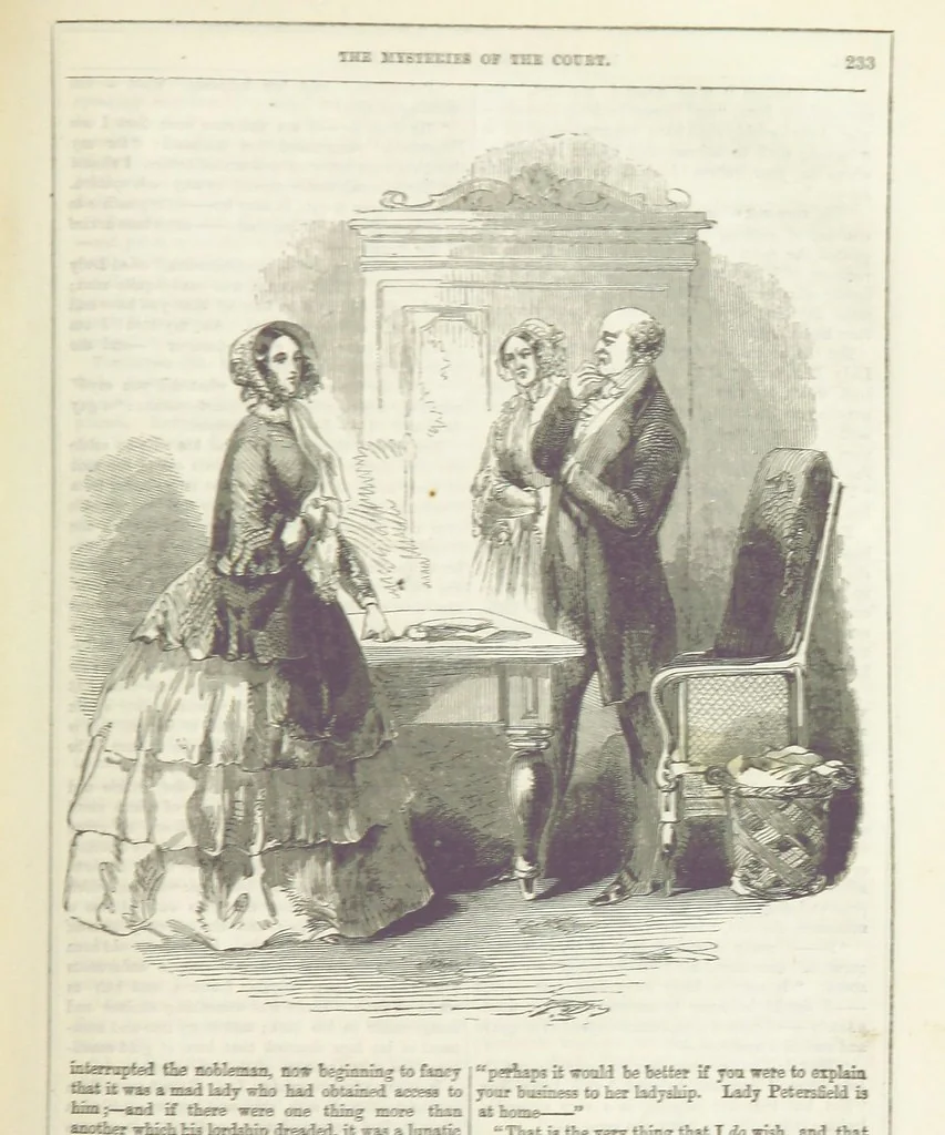 An illustration from The Mysteries of the Court of London ... With ... illustrations, 1849, leaf 249