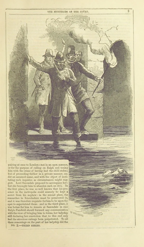 An illustration from The Mysteries of the Court of London ... With ... illustrations, 1849, leaf 25