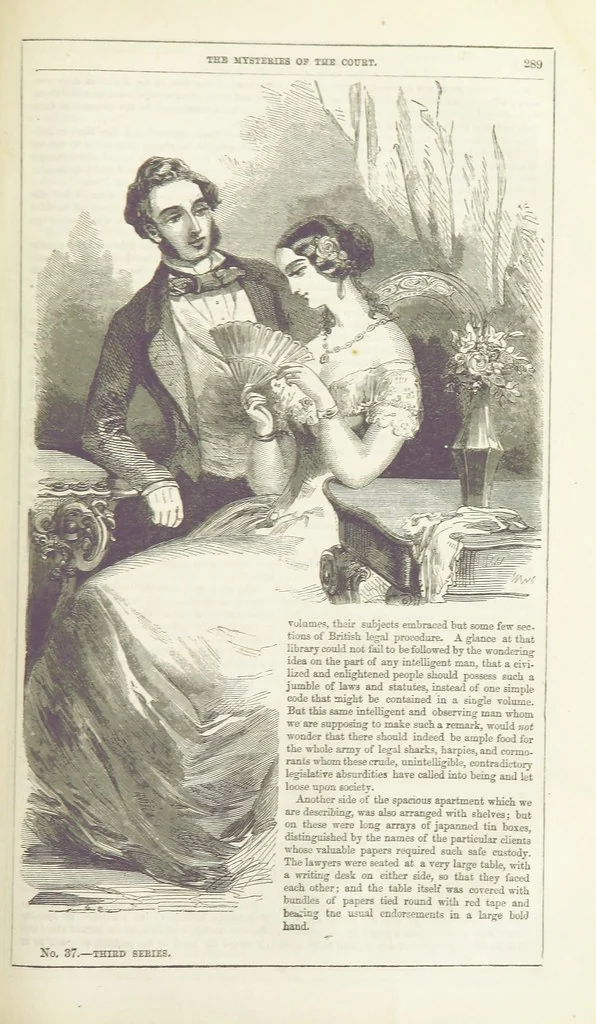 An illustration from The Mysteries of the Court of London ... With ... illustrations, 1849, leaf 305
