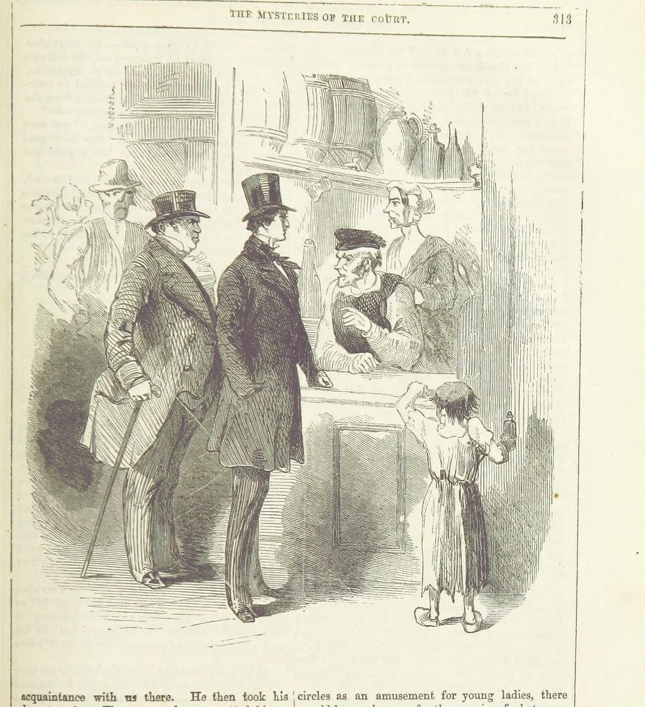 An illustration from The Mysteries of the Court of London ... With ... illustrations, 1849, leaf 329