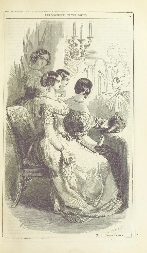 An illustration from The Mysteries of the Court of London ... With ... illustrations, 1849, leaf 33