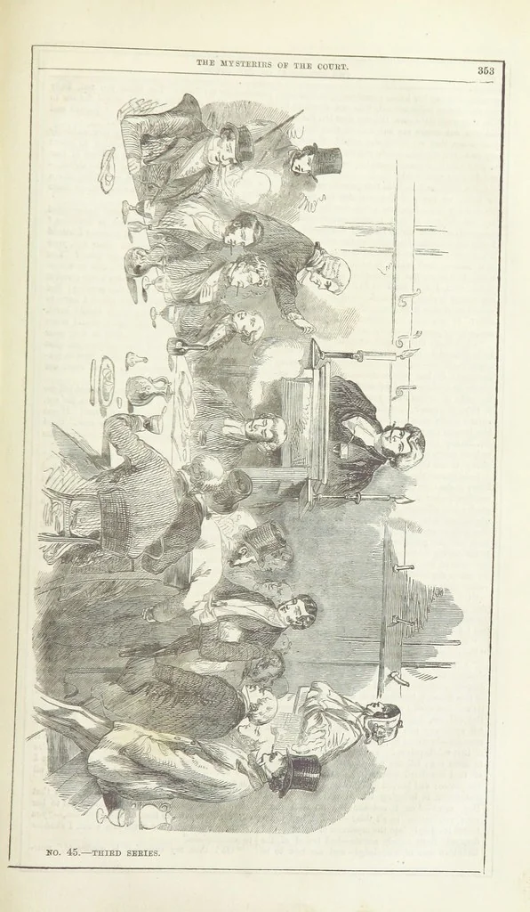 An illustration from The Mysteries of the Court of London ... With ... illustrations, 1849, leaf 369