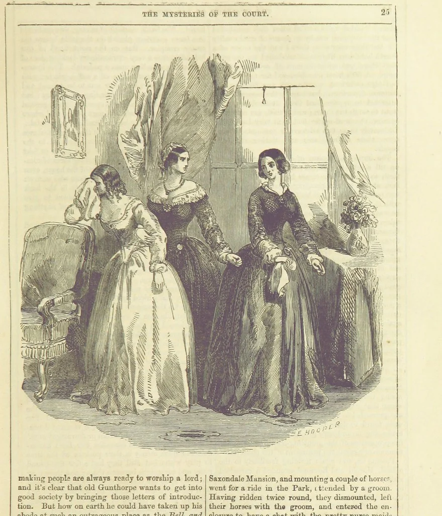 An illustration from The Mysteries of the Court of London ... With ... illustrations, 1849, leaf 41