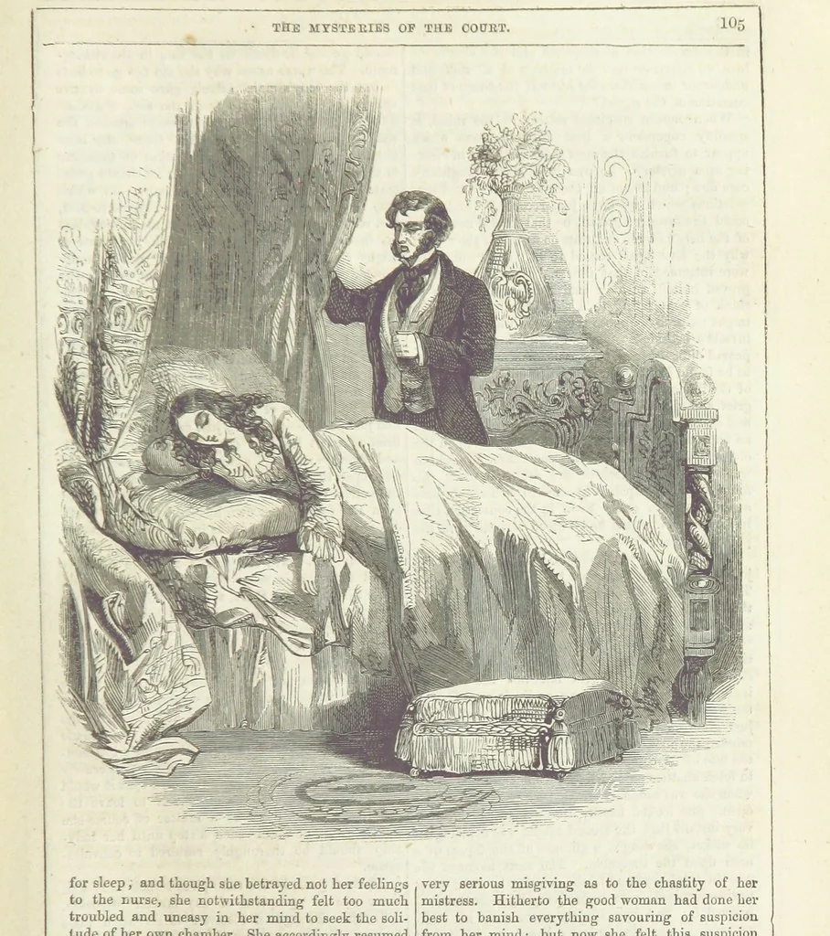 An illustration from The Mysteries of the Court of London ... With ... illustrations, 1849, leaf 121