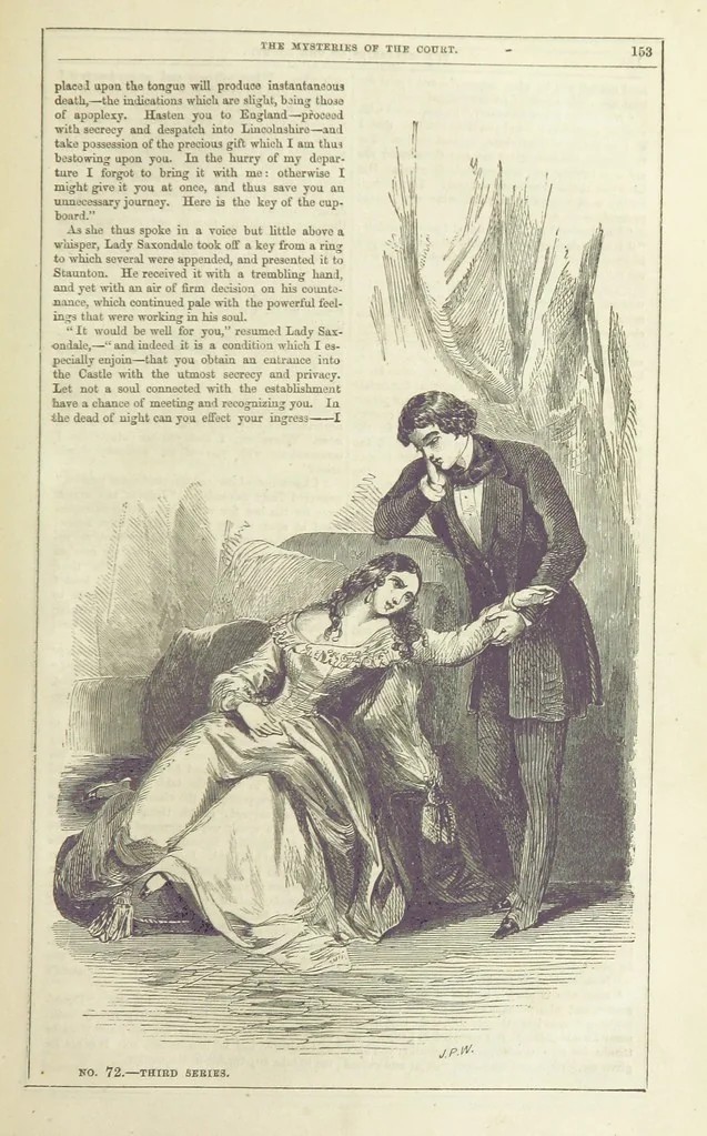 An illustration from The Mysteries of the Court of London ... With ... illustrations, 1849, leaf 169