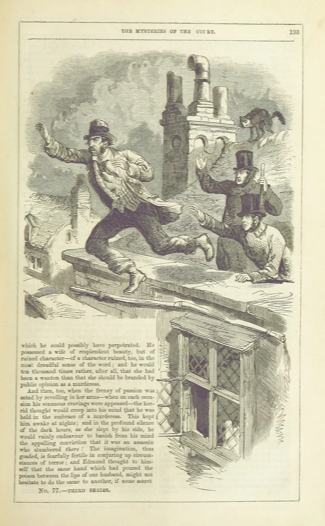 An illustration from The Mysteries of the Court of London ... With ... illustrations, 1849, leaf 209
