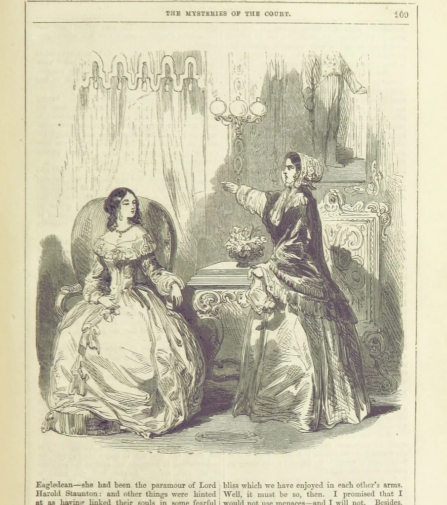 An illustration from The Mysteries of the Court of London ... With ... illustrations, 1849, leaf 225