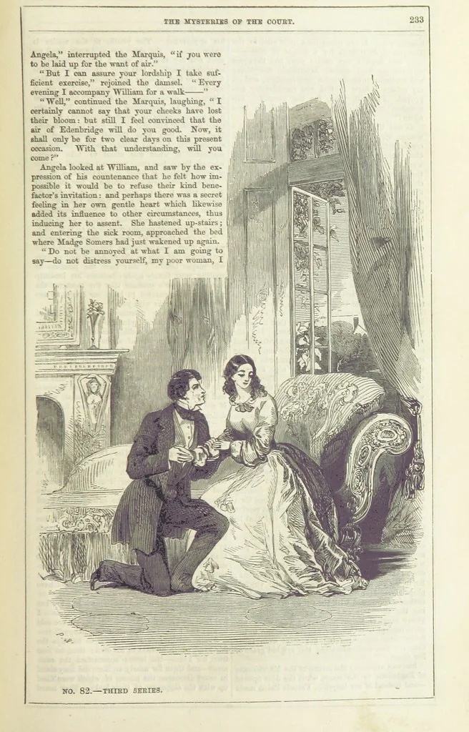 An illustration from The Mysteries of the Court of London ... With ... illustrations, 1849, leaf 249