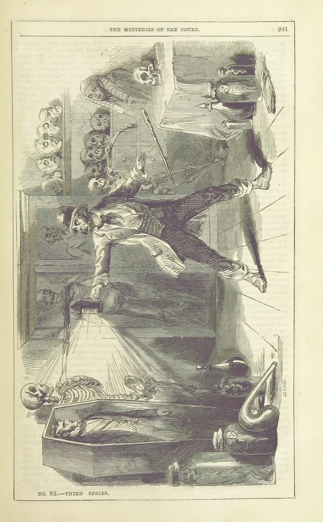 An illustration from The Mysteries of the Court of London ... With ... illustrations, 1849, leaf 257