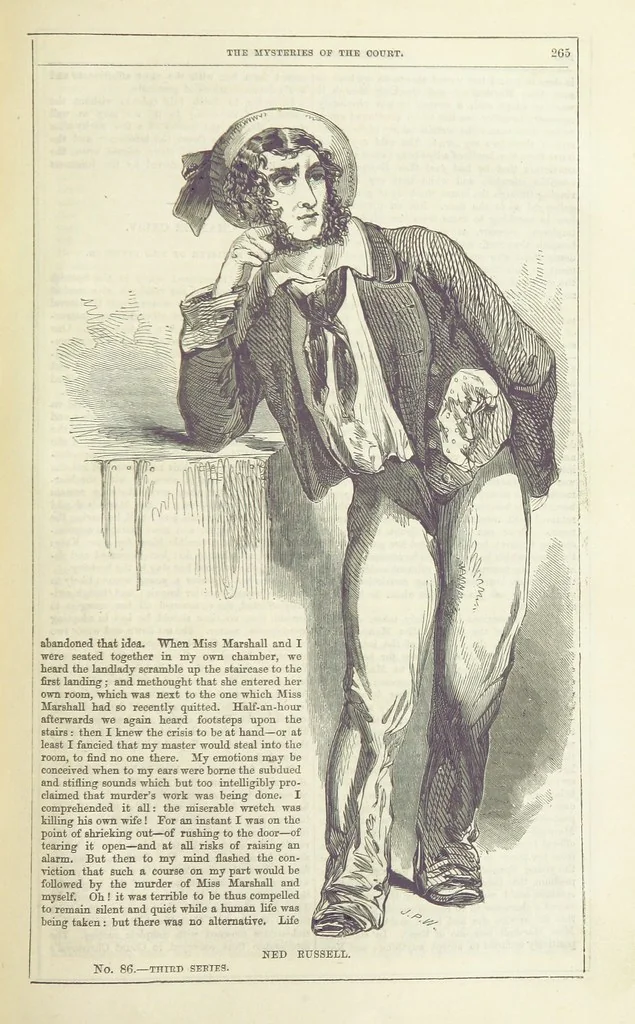 An illustration from The Mysteries of the Court of London ... With ... illustrations, 1849, leaf 281