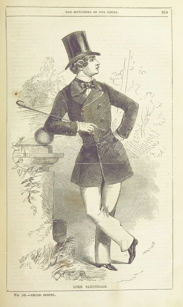 An illustration from The Mysteries of the Court of London ... With ... illustrations, 1849, leaf 345