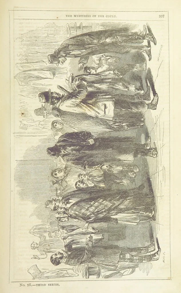 An illustration from The Mysteries of the Court of London ... With ... illustrations, 1849, leaf 353