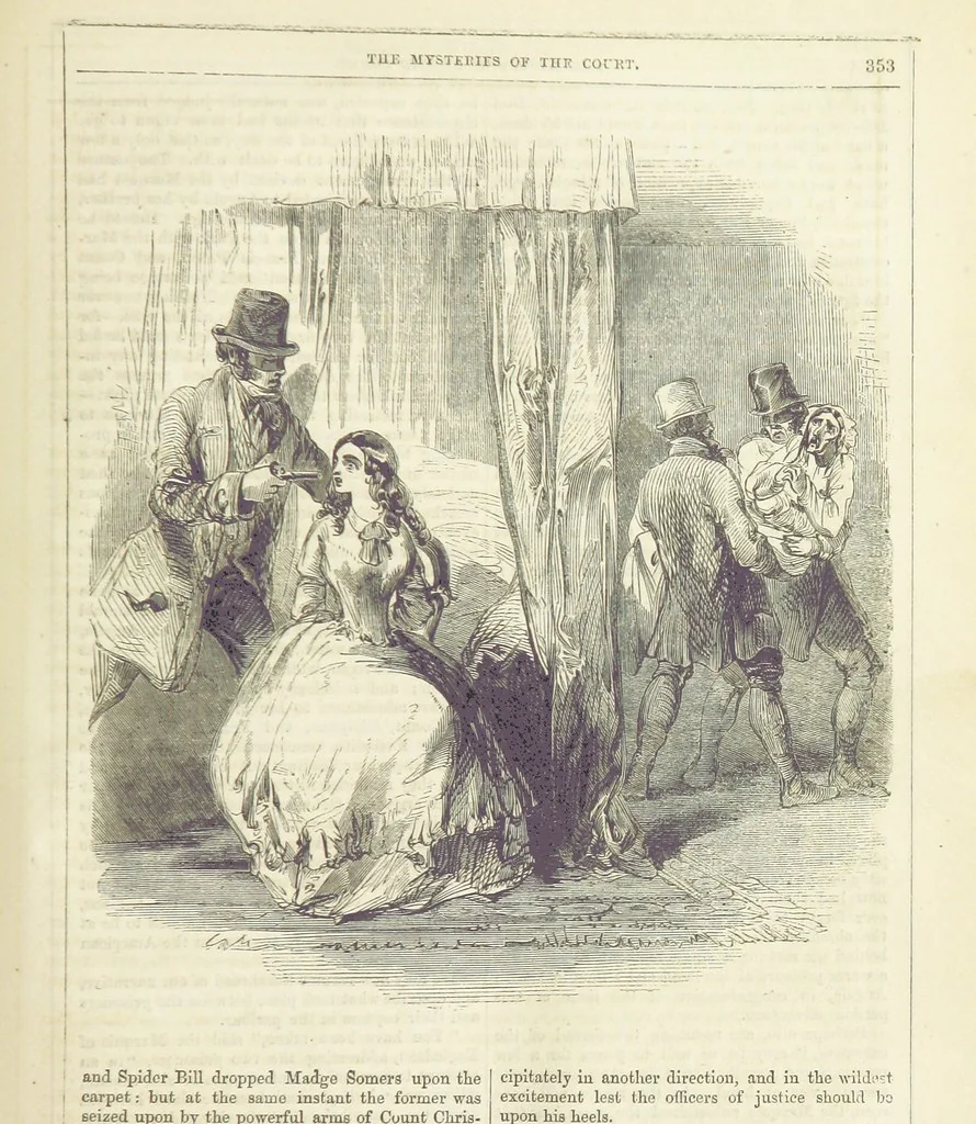 An illustration from The Mysteries of the Court of London ... With ... illustrations, 1849, leaf 369