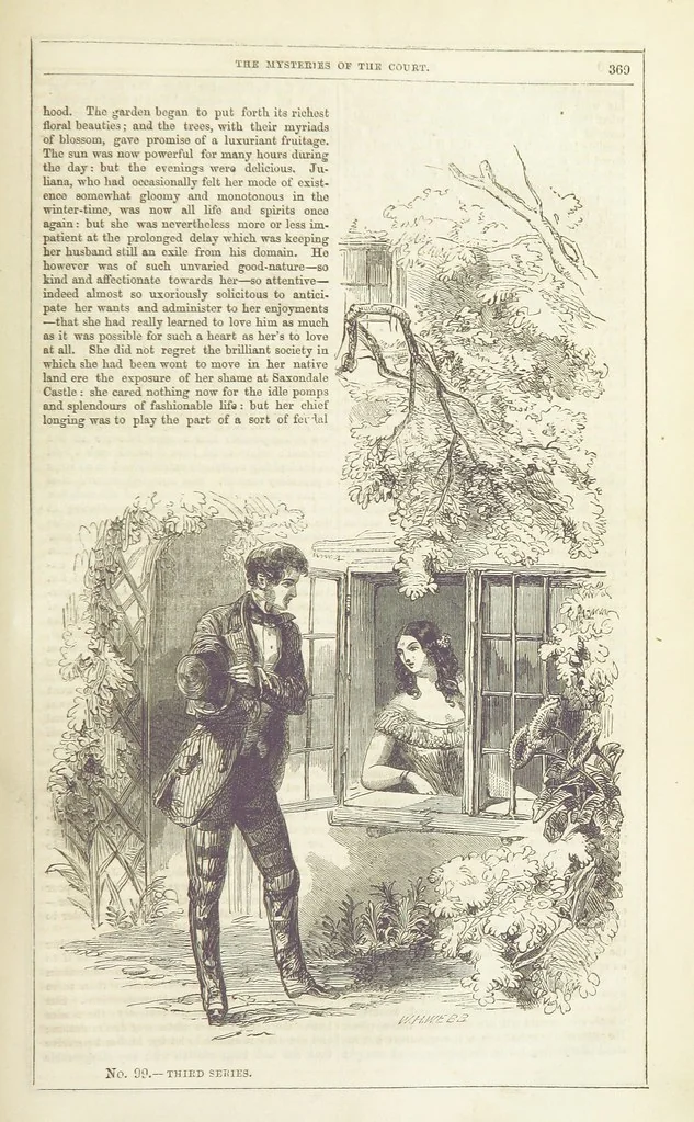 An illustration from The Mysteries of the Court of London ... With ... illustrations, 1849, leaf 385