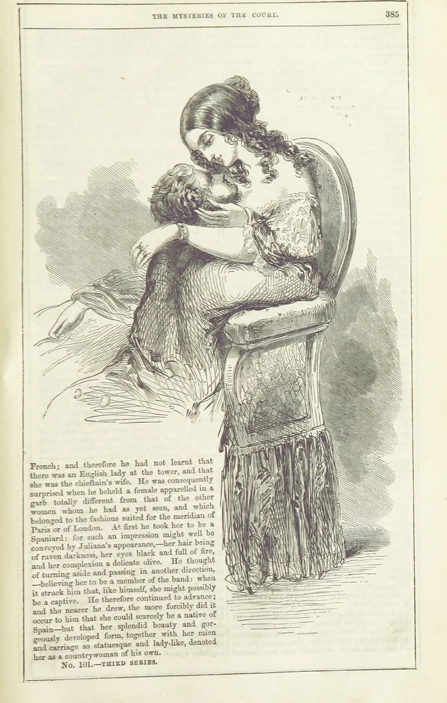 An illustration from The Mysteries of the Court of London ... With ... illustrations, 1849, leaf 401