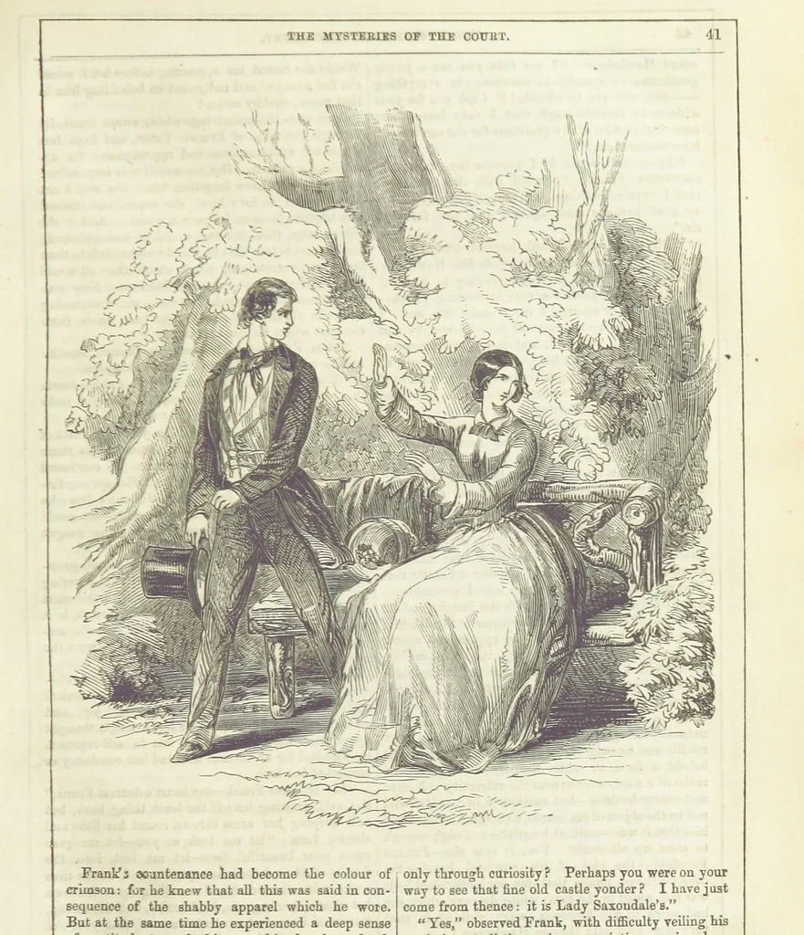An illustration from The Mysteries of the Court of London ... With ... illustrations, 1849, leaf 57