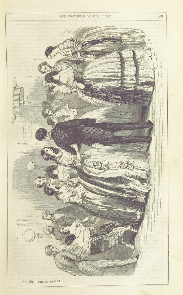 An illustration from The Mysteries of the Court of London ... With ... illustrations, 1849, leaf 65
