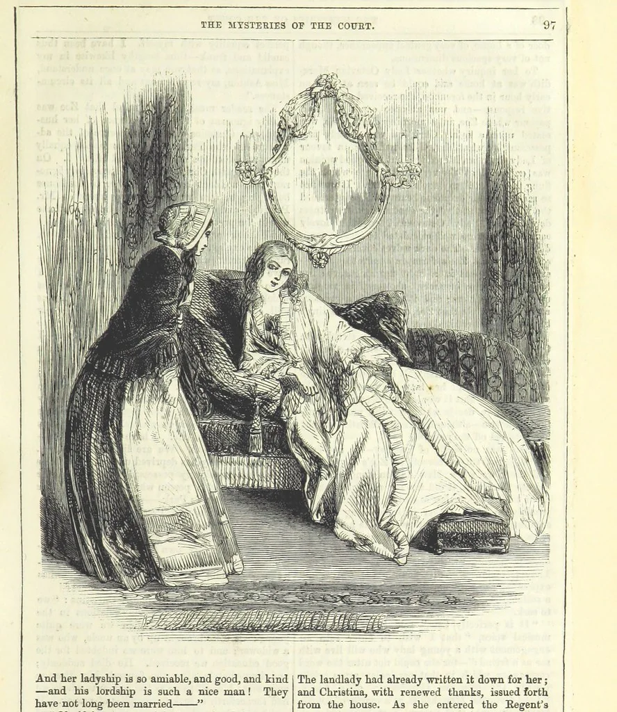 An illustration from The Mysteries of the Court of London ... With ... illustrations, 1849, leaf 113