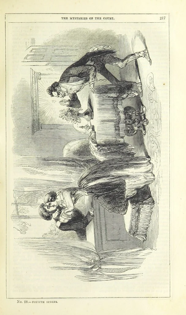 An illustration from The Mysteries of the Court of London ... With ... illustrations, 1849, leaf 233