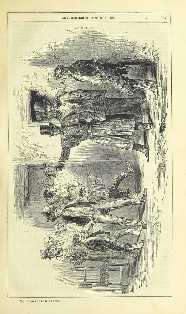 An illustration from The Mysteries of the Court of London ... With ... illustrations, 1849, leaf 273