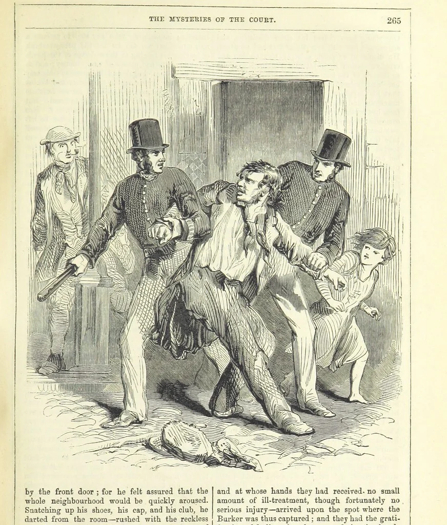 An illustration from The Mysteries of the Court of London ... With ... illustrations, 1849, leaf 281