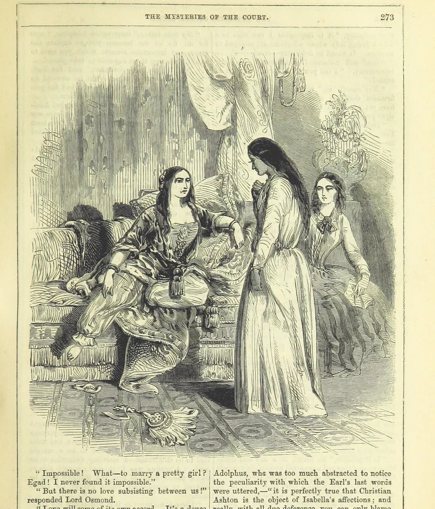 An illustration from The Mysteries of the Court of London ... With ... illustrations, 1849, leaf 289