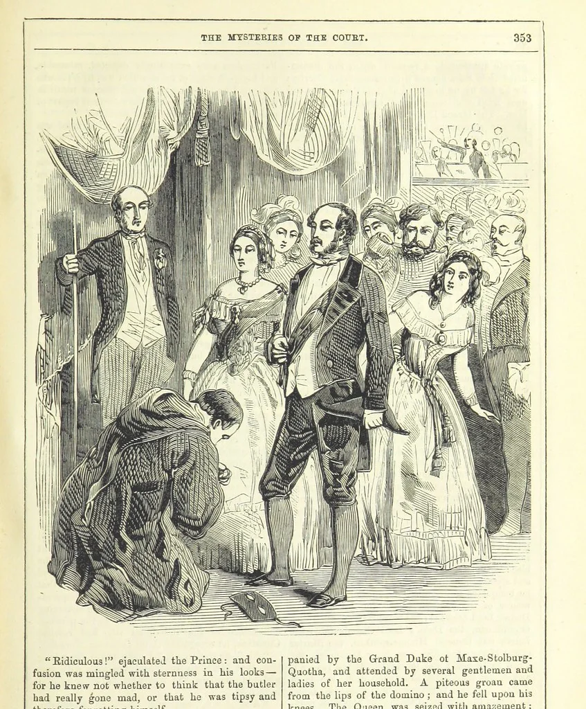 An illustration from The Mysteries of the Court of London ... With ... illustrations, 1849, leaf 369