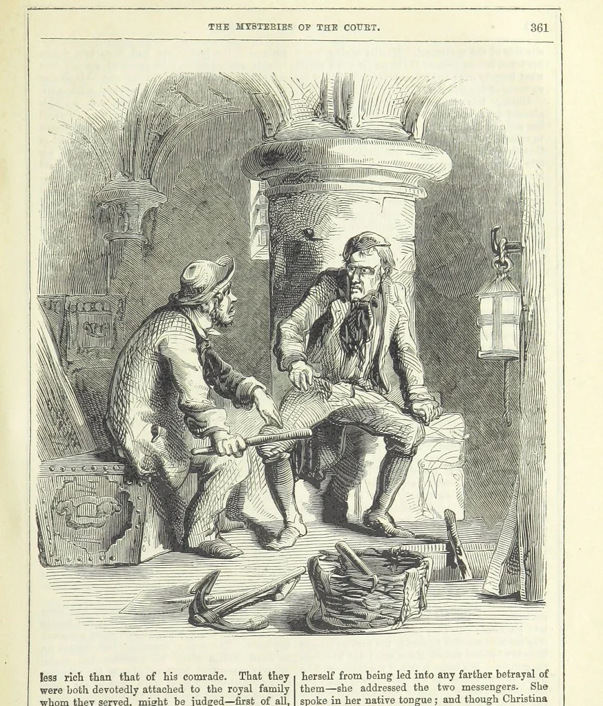 An illustration from The Mysteries of the Court of London ... With ... illustrations, 1849, leaf 377