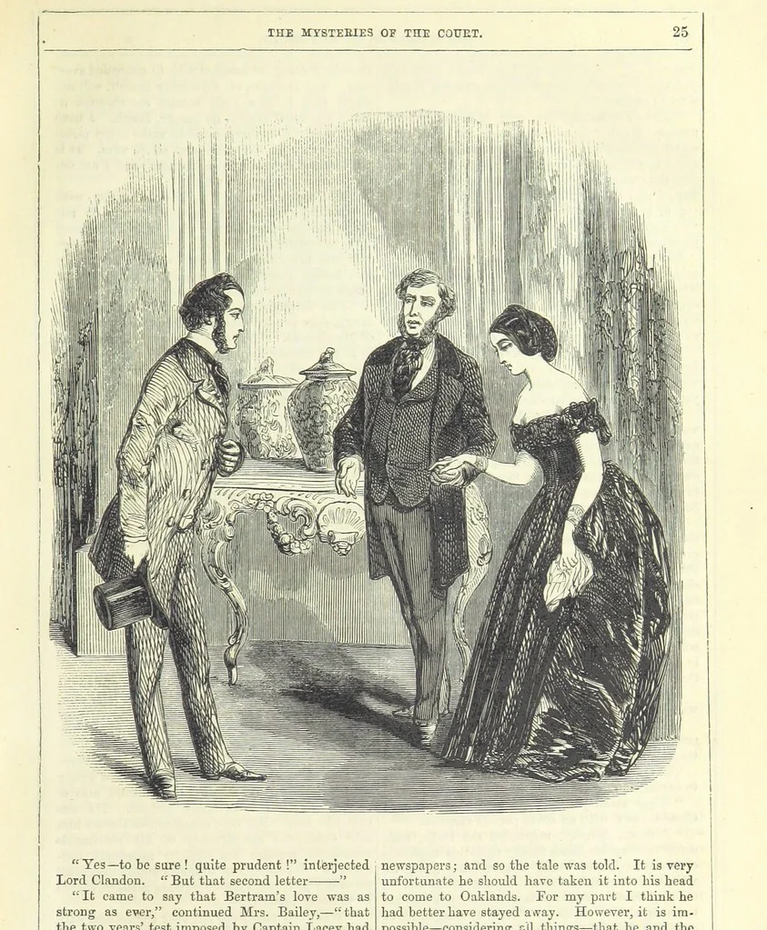An illustration from The Mysteries of the Court of London ... With ... illustrations, 1849, leaf 41