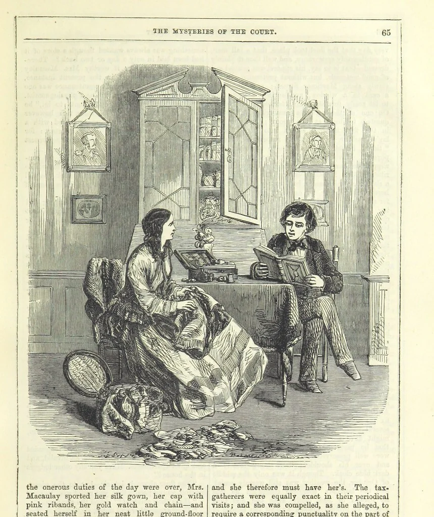 An illustration from The Mysteries of the Court of London ... With ... illustrations, 1849, leaf 81