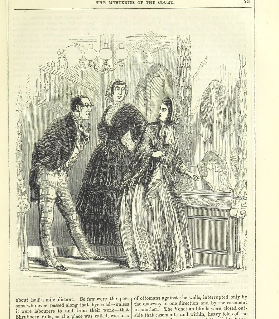 An illustration from The Mysteries of the Court of London ... With ... illustrations, 1849, leaf 89