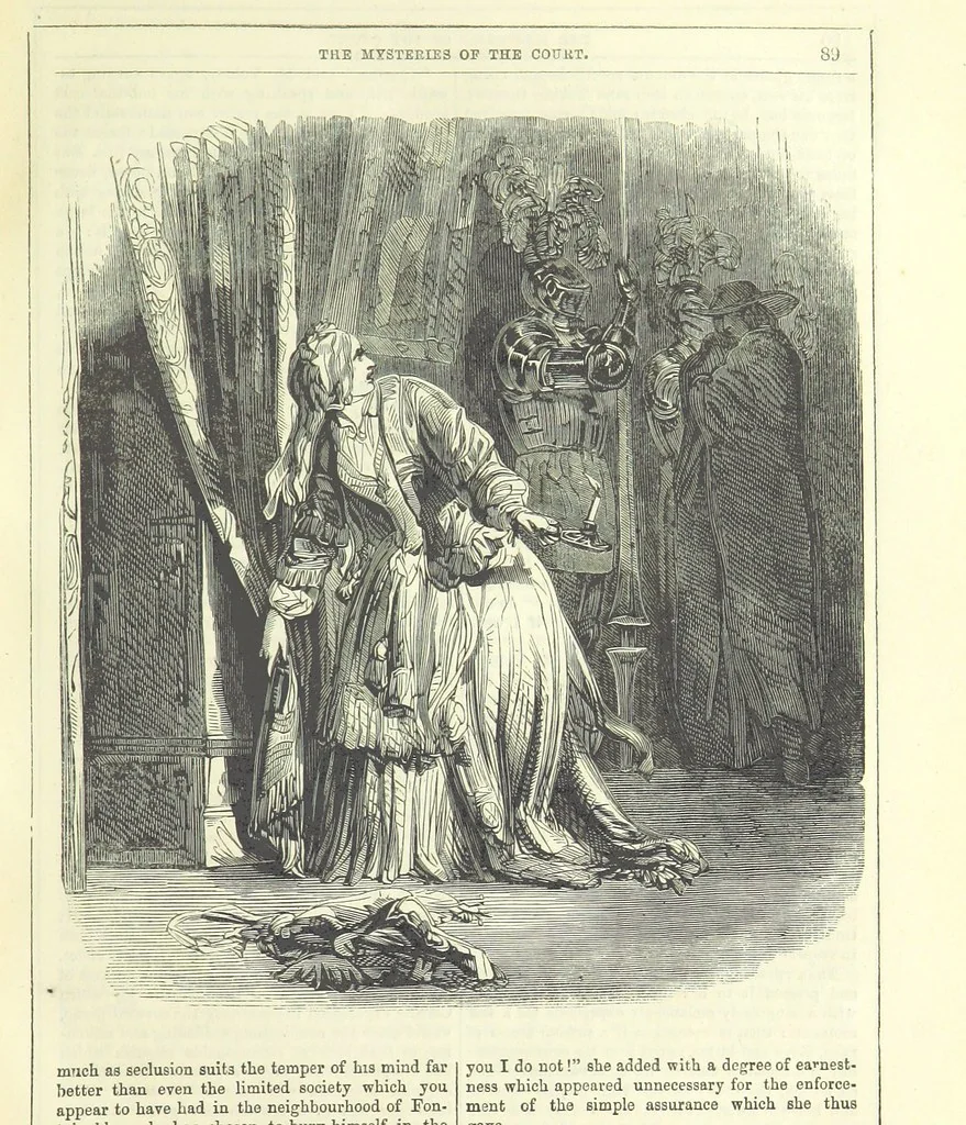 An illustration from The Mysteries of the Court of London ... With ... illustrations, 1849, leaf 105