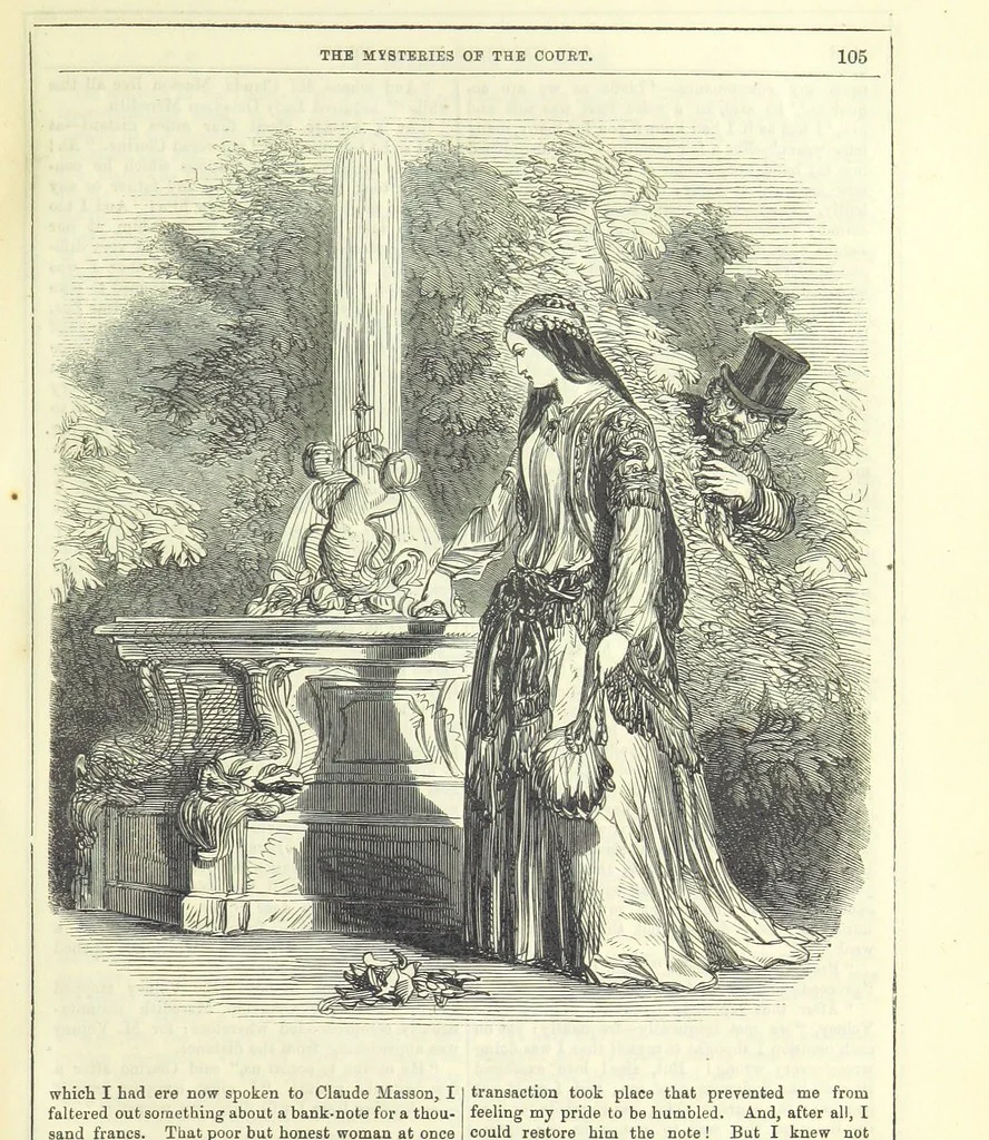 An illustration from The Mysteries of the Court of London ... With ... illustrations, 1849, leaf 121