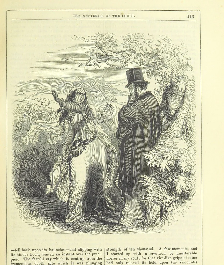 An illustration from The Mysteries of the Court of London ... With ... illustrations, 1849, leaf 129