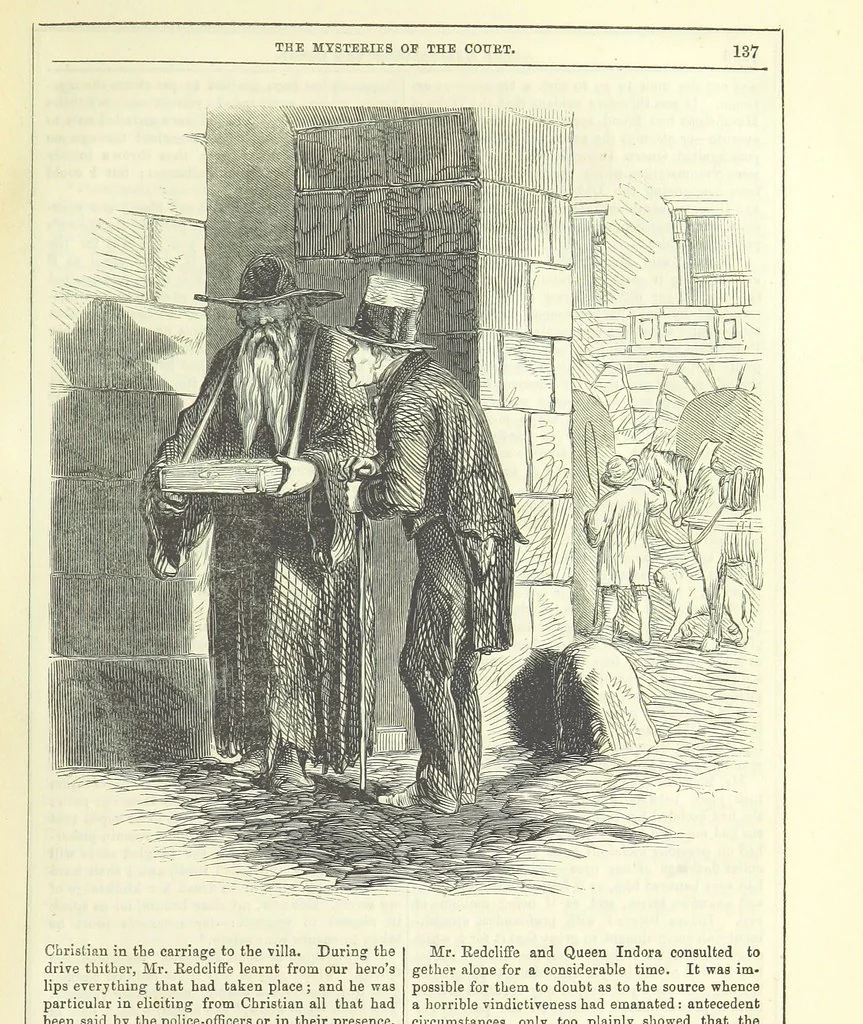 An illustration from The Mysteries of the Court of London ... With ... illustrations, 1849, leaf 153