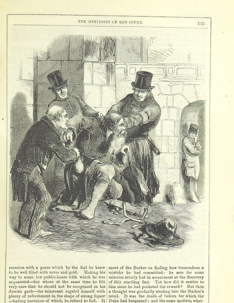 An illustration from The Mysteries of the Court of London ... With ... illustrations, 1849, leaf 161