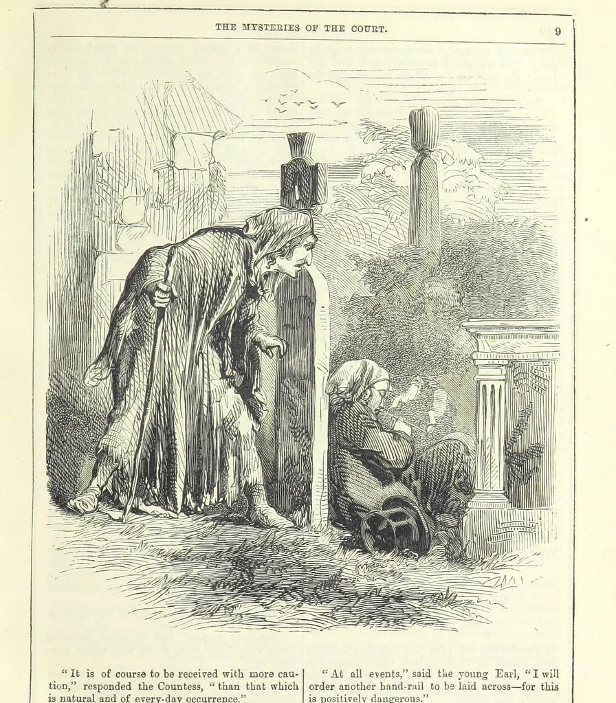 An illustration from The Mysteries of the Court of London ... With ... illustrations, 1849, leaf 25