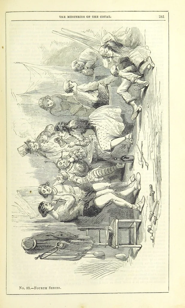 An illustration from The Mysteries of the Court of London ... With ... illustrations, 1849, leaf 257