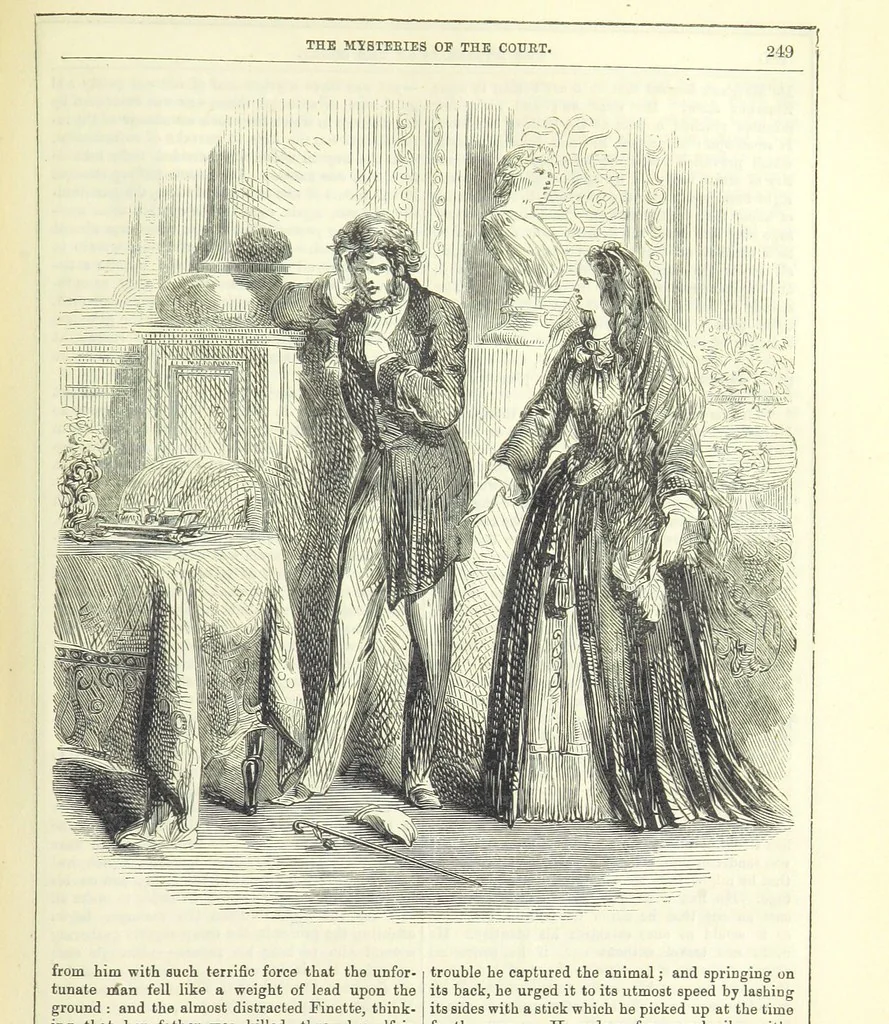 An illustration from The Mysteries of the Court of London ... With ... illustrations, 1849, leaf 265