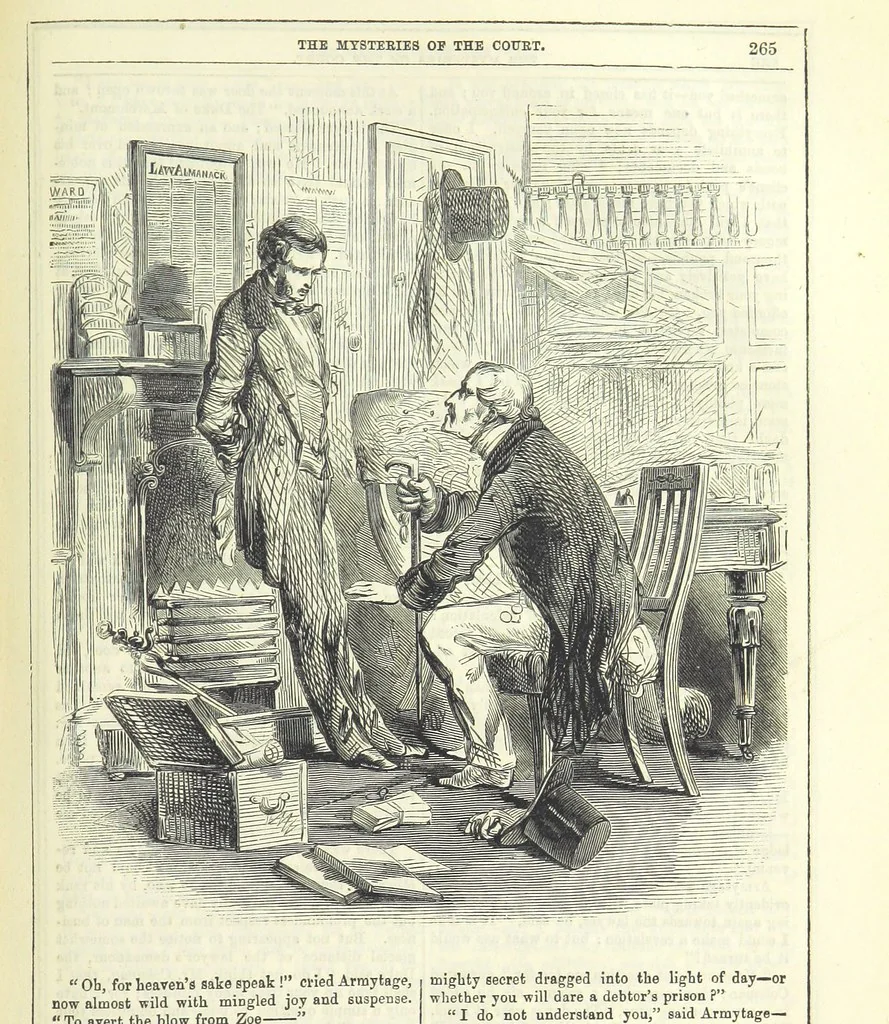 An illustration from The Mysteries of the Court of London ... With ... illustrations, 1849, leaf 281