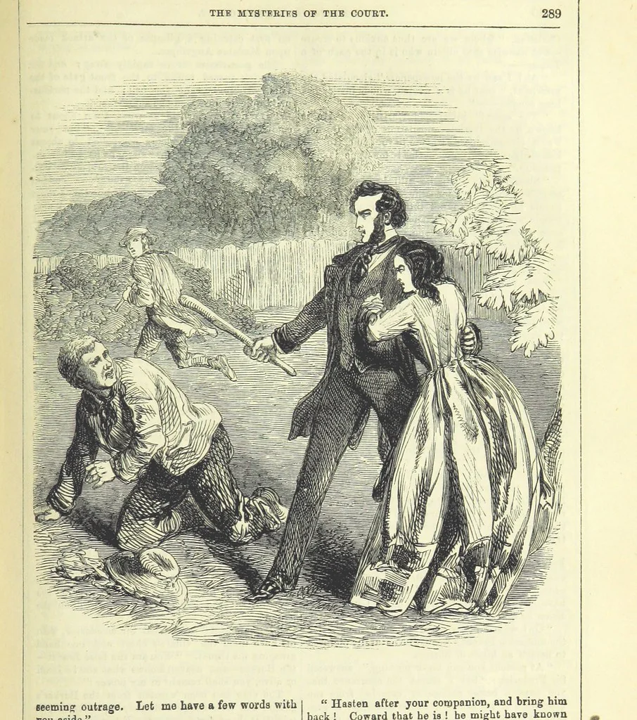 An illustration from The Mysteries of the Court of London ... With ... illustrations, 1849, leaf 305