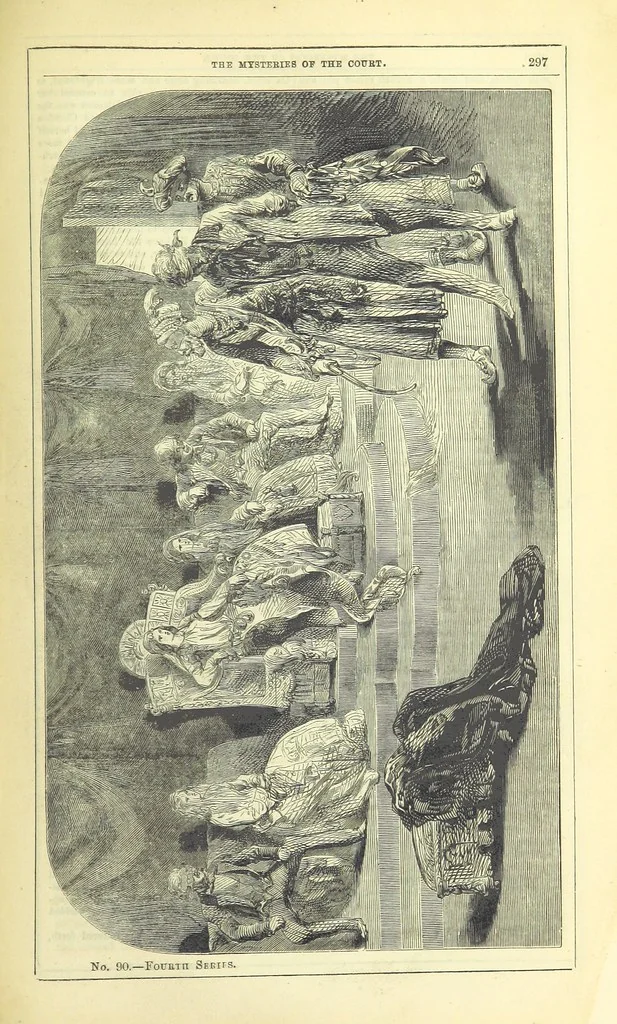 An illustration from The Mysteries of the Court of London ... With ... illustrations, 1849, leaf 313