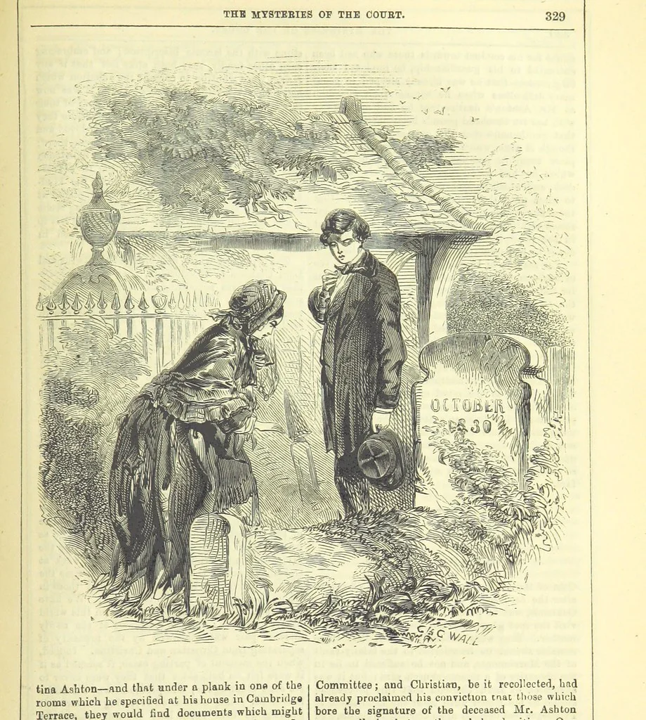 An illustration from The Mysteries of the Court of London ... With ... illustrations, 1849, leaf 345